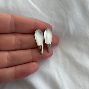 Alexis Bittar ' Lucite' Metal Spike Earrings
